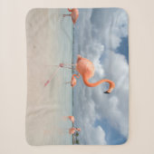Tropical Beaches Flamingos Beach, Aruba Sherpa Deken (Voorkant)
