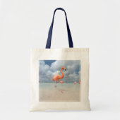 Tropical Beaches Flamingos Beach, Aruba Tote Bag (Voorkant)