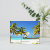 Tropical Beaches Island & Lagoon, Maldives Briefkaart (Staand voorkant)
