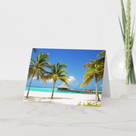 Tropical Beaches | Island & Lagoon, Maldives Kaart (Voorkant)