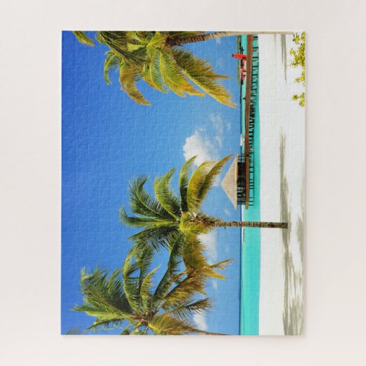 Tropical Beaches Island & Lagoon, Maldives Legpuzzel (Verticaal)