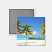 Tropical Beaches Island & Lagoon, Maldives Magneet (Voorkant / Achterkant)