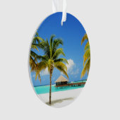 Tropical Beaches Island & Lagoon, Maldives Ornament (voorkant)
