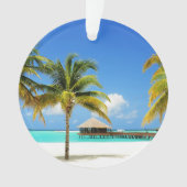 Tropical Beaches Island & Lagoon, Maldives Ornament (voorkant)