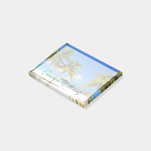 Tropical Beaches Island & Lagoon, Maldives Post-it® Notes (Schuin)