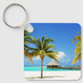 Tropical Beaches Island & Lagoon, Maldives Sleutelhanger (Voorkant)