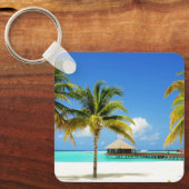 Tropical Beaches Island & Lagoon, Maldives Sleutelhanger (Voorkant)