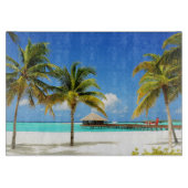 Tropical Beaches Island & Lagoon, Maldives Snijplank (Voorkant)