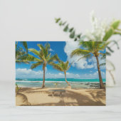 Tropical Beaches Kuau Cove Beach, Maui Hawaii Bedankkaart (Staand voorkant)