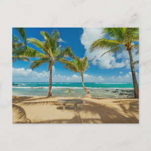 Tropical Beaches Kuau Cove Beach, Maui Hawaii Briefkaart
