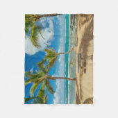 Tropical Beaches Kuau Cove Beach, Maui Hawaii Fleece Deken (Voorkant)