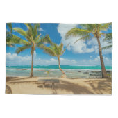 Tropical Beaches Kuau Cove Beach, Maui Hawaii Kussensloop (Achterkant)