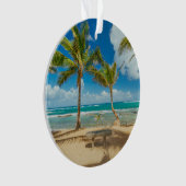 Tropical Beaches Kuau Cove Beach, Maui Hawaii Ornament (voorkant)