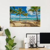 Tropical Beaches Kuau Cove Beach, Maui Hawaii Poster (Thuiskantoor)