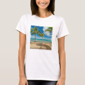 Tropical Beaches Kuau Cove Beach, Maui Hawaii T-shirt (Voorkant)
