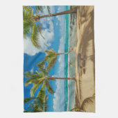 Tropical Beaches Kuau Cove Beach, Maui Hawaii Theedoek (Verticaal)