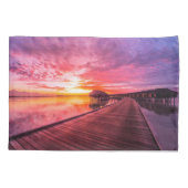 Tropical Beaches Maldiven Sunset Kussensloop (Achterkant)