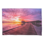 Tropical Beaches Maldiven Sunset Kussensloop (Voorkant)