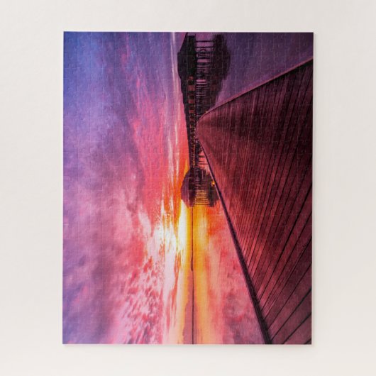 Tropical Beaches Maldiven Sunset Legpuzzel (Verticaal)