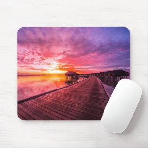 Tropical Beaches Maldiven Sunset Muismat