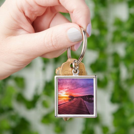 Tropical Beaches Maldiven Sunset Sleutelhanger (Hand)
