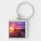 Tropical Beaches Maldiven Sunset Sleutelhanger (Voorkant)