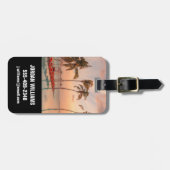 Tropical Beaches Maldiven Tropical Beach & Pool Bagagelabel (Voorkant horizontaal)