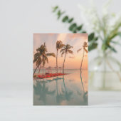 Tropical Beaches Maldiven Tropical Beach & Pool Briefkaart (Staand voorkant)
