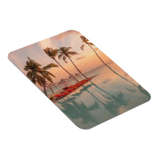 Tropical Beaches Maldiven Tropical Beach & Pool Magneet (Rechterzijde)