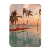 Tropical Beaches Maldiven Tropical Beach & Pool Magneet (Verticaal)