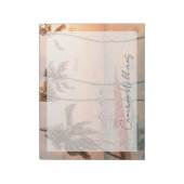 Tropical Beaches Maldiven Tropical Beach & Pool Notitieblok (Linkerzijde)