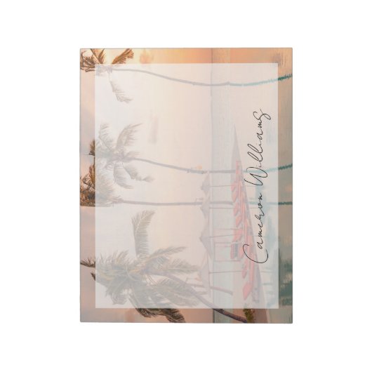 Tropical Beaches Maldiven Tropical Beach & Pool Notitieblok (Linkerzijde)