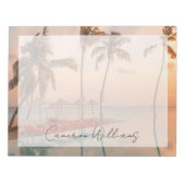 Tropical Beaches Maldiven Tropical Beach & Pool Notitieblok (Voorkant)