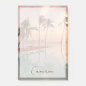 Tropical Beaches Maldiven Tropical Beach & Pool Post-it® Notes (Voorkant)
