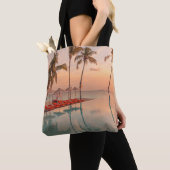 Tropical Beaches Maldiven Tropical Beach & Pool Tote Bag (Dichtbij)