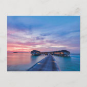 Tropical Beaches | Maldives Bungalows Briefkaart (Voorkant)
