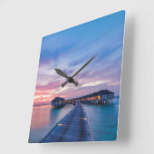 Tropical Beaches | Maldives Bungalows Vierkante Klok (Hoek)