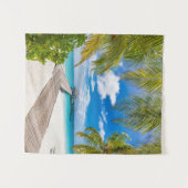 Tropical Beaches | Maldives Island Wooden Jetty Wandkleed (Voorkant (horizontaal))