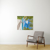 Tropical Beaches | Maldives Island Wooden Jetty Wandkleed (In Situ (horizontaal))