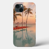 Tropical Beaches | Maldives Tropical Beach & Pool Case-Mate iPhone Case (Achterkant)