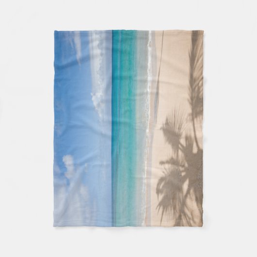 Tropical Beaches | Maui, Hawaii Fleece Deken (Voorkant)