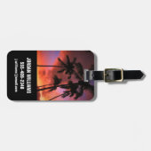 Tropical Beaches Maui Hawaii Islands Bagagelabel (Voorkant horizontaal)