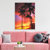 Tropical Beaches Maui Hawaii Islands Canvas Afdruk (Insitu (Woonkamer))