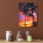 Tropical Beaches Maui Hawaii Islands Canvas Afdruk