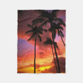Tropical Beaches | Maui Hawaii Islands Fleece Deken (Voorkant)