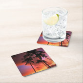 Tropical Beaches Maui Hawaii Islands Kartonnen Onderzetters (Insitu)