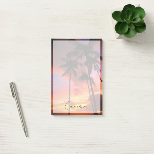 Tropical Beaches Maui Hawaii Islands Post-it® Notes (Kantoor)