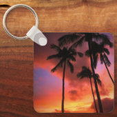 Tropical Beaches Maui Hawaii Islands Sleutelhanger (Voorkant)
