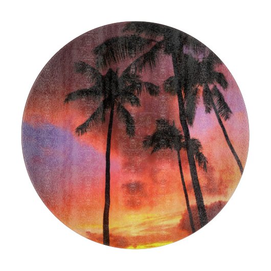 Tropical Beaches Maui Hawaii Islands Snijplank (Voorkant)