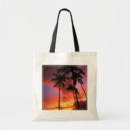 Tropical Beaches Maui Hawaii Islands Tote Bag (Voorkant)